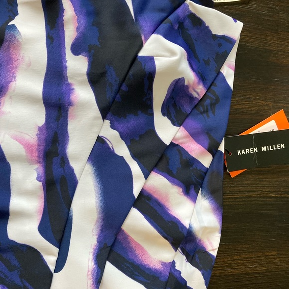 NWT Karen Millen strapless zebra print dress - Picture 4 of 7